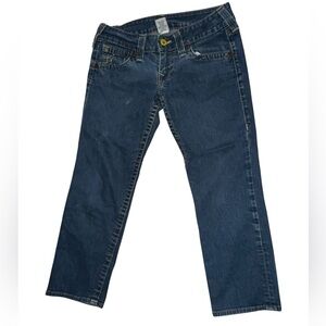 True Religion Dark Blue Skinny Leg Jeans